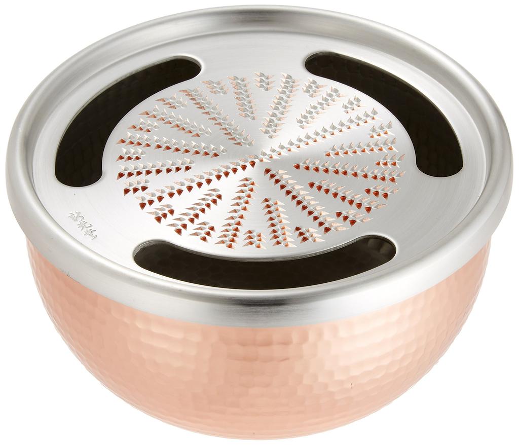 Shinko Metal Pure Copper Grater 15cm Copperware Shinkodo Onkochishin HMO-9