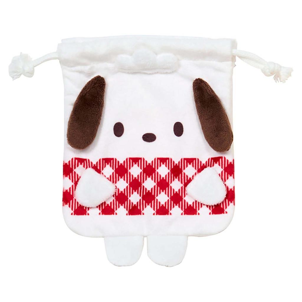 Sanrio Conjunto de 2 Sacos com Cordão Loves Pochacco Estojo para Acessórios 727733 (SANRIO) (Pochacco Pee-chans)