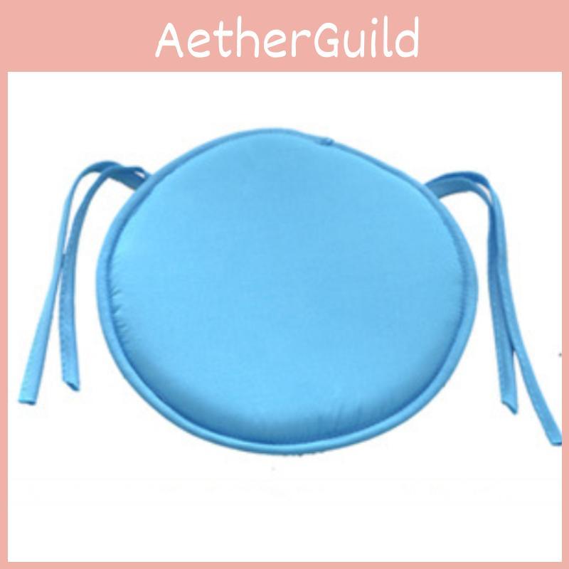 Modern Minimalist Round Sponge Seat Pad With Removable Cover For Living Room