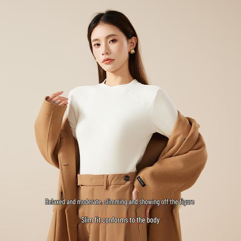 Women's Autumn/Winter Slim Fit Brushed Long Sleeve Base Layer Top