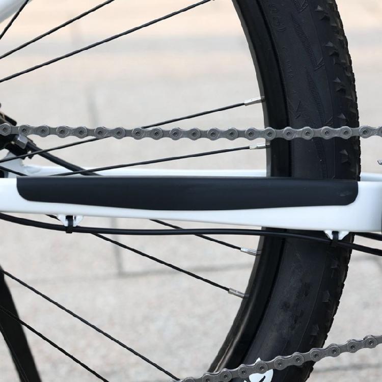 Road Bike Down Tube Frame Protector Silicone Sticker Bike Chainstay Protector