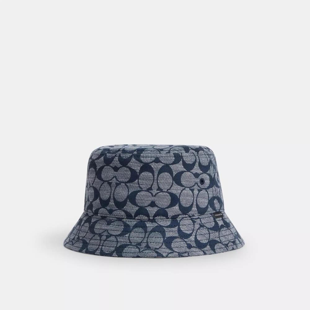 

Панама-ведро Coach Signature из шамбре из шамбре XSmall/Small