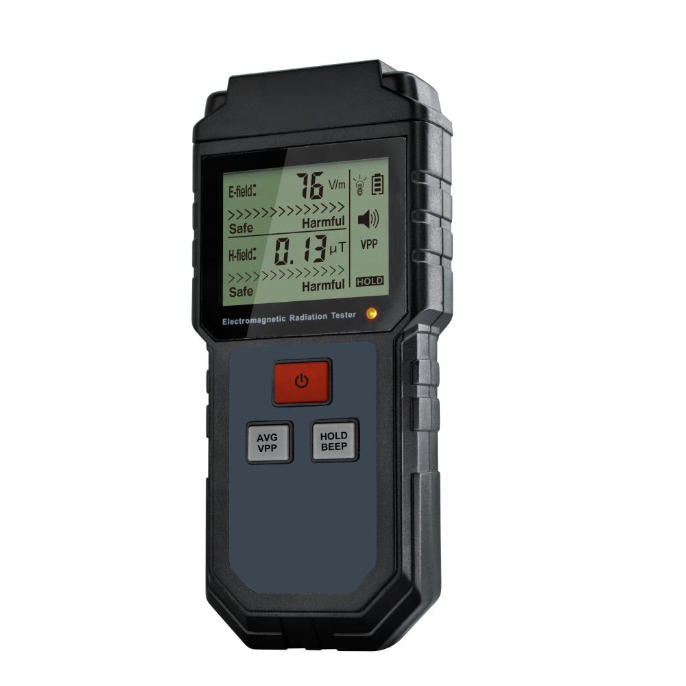 

Electromagnetic Radiation Tester Detectors Electric Field & Magnetic Field Emf Meter Portable Counter Emission Dosimeter чорний