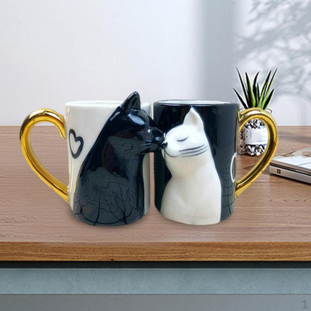 

Кружка, керамическая утренняя чашка для питья 350 мл, стеклянная посуда, вода для офиса, отеля, кафе, спальни, дня рождения Golden Cup Handle