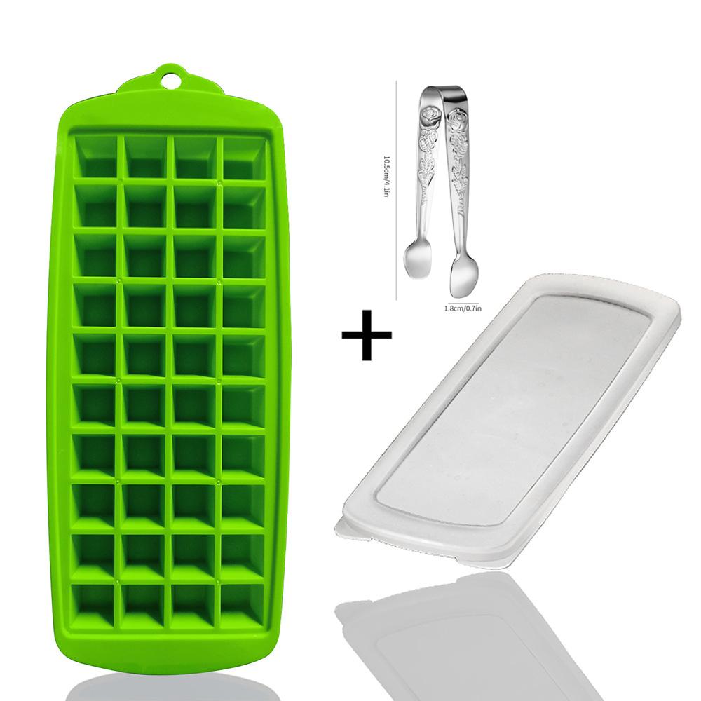 Silicone Ice Cube Tray with Lid Narrow Water Bottle Ice Cube Stick Pop Out for Quick Ideal for Water and Sports Bottles BPA-Free