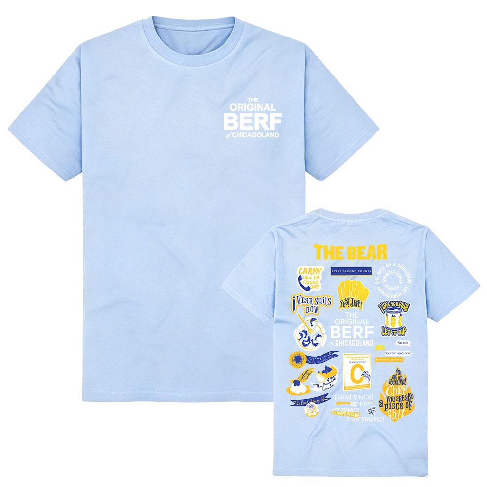 TV Series The Bear Season 5 T-shirt The Original BERF of CHICAGOLAND Tees Graphic Merch Short Sleeve Cotton Soft Tshirts Women