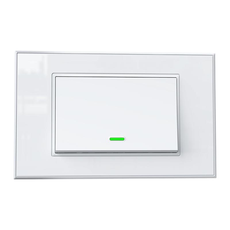 Milfra Smart Wifi Switch Neutral Wire Optional Intelligent Wall Button Light Switches AC100-240V Tuya APP Voice Control by Alexa TB21