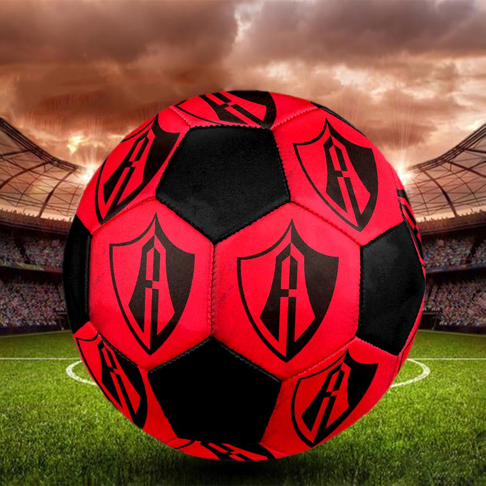 SIZE 5 Atlas Football Club Soccer Ball Colorful All Ages Machine Stitched PVC Competition Ready Durable High-Bounce