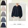 Bligo Fall Long Loose Herringbone Trendy Pullover Korean Dark Men's Sweatshirt, Sleeve, Oversized, Casual, Fit, Stylish, Simple, Popular, Print, Top,