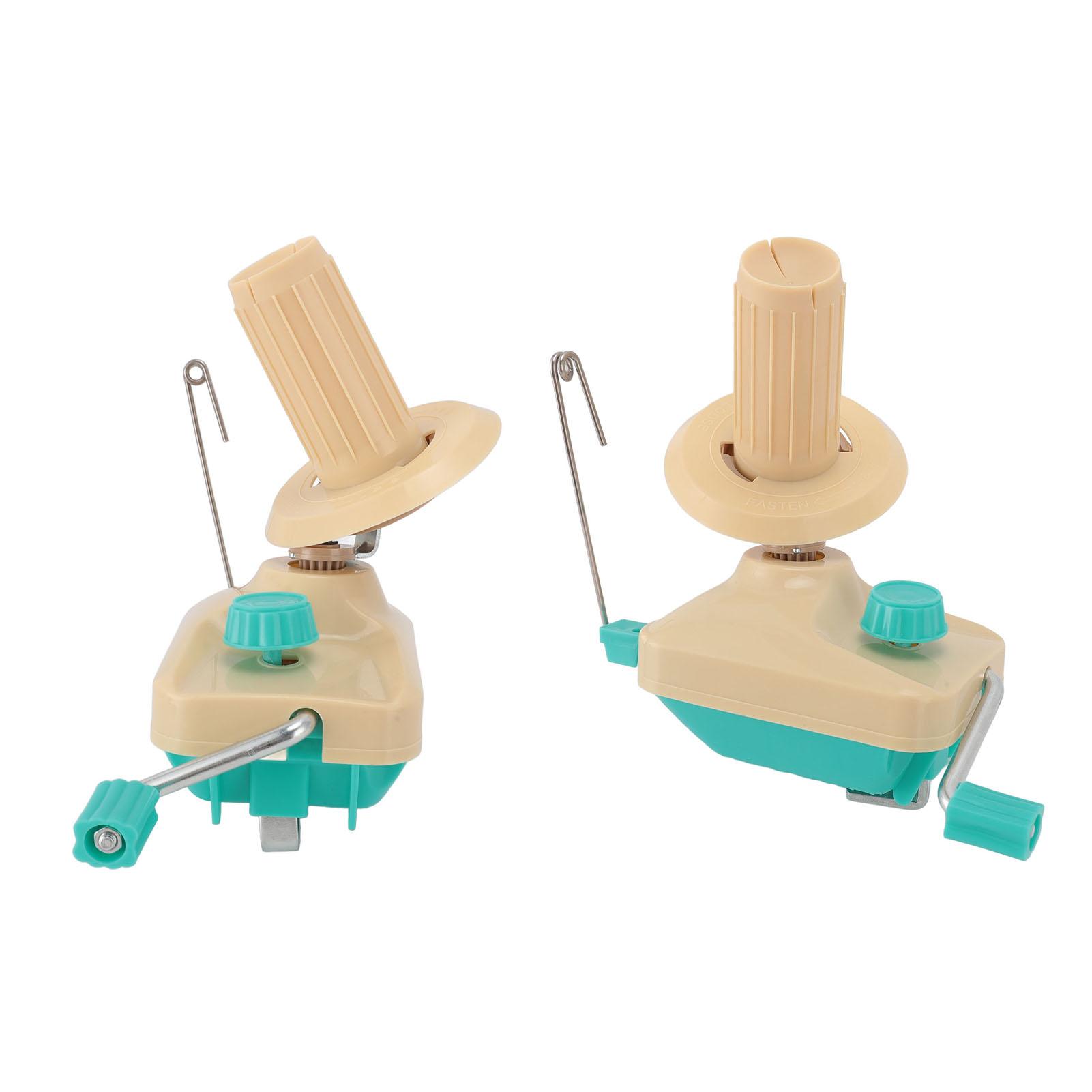 

Ручная намотка пряжи, бесшумная работа, ручной держатель пряжи, портативная компактная пряжа для вязания циан