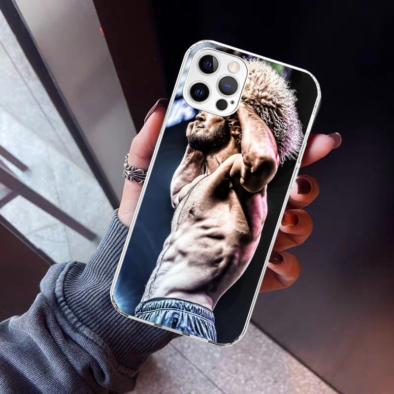 Husă de telefon Khabib Nurmagomedov Pentru iPhone 17 Air 11 13 Mini 14 15 Plus 16 12 Pro Max 16E SE 7 8 Model Capac Spate Moale TPU 17