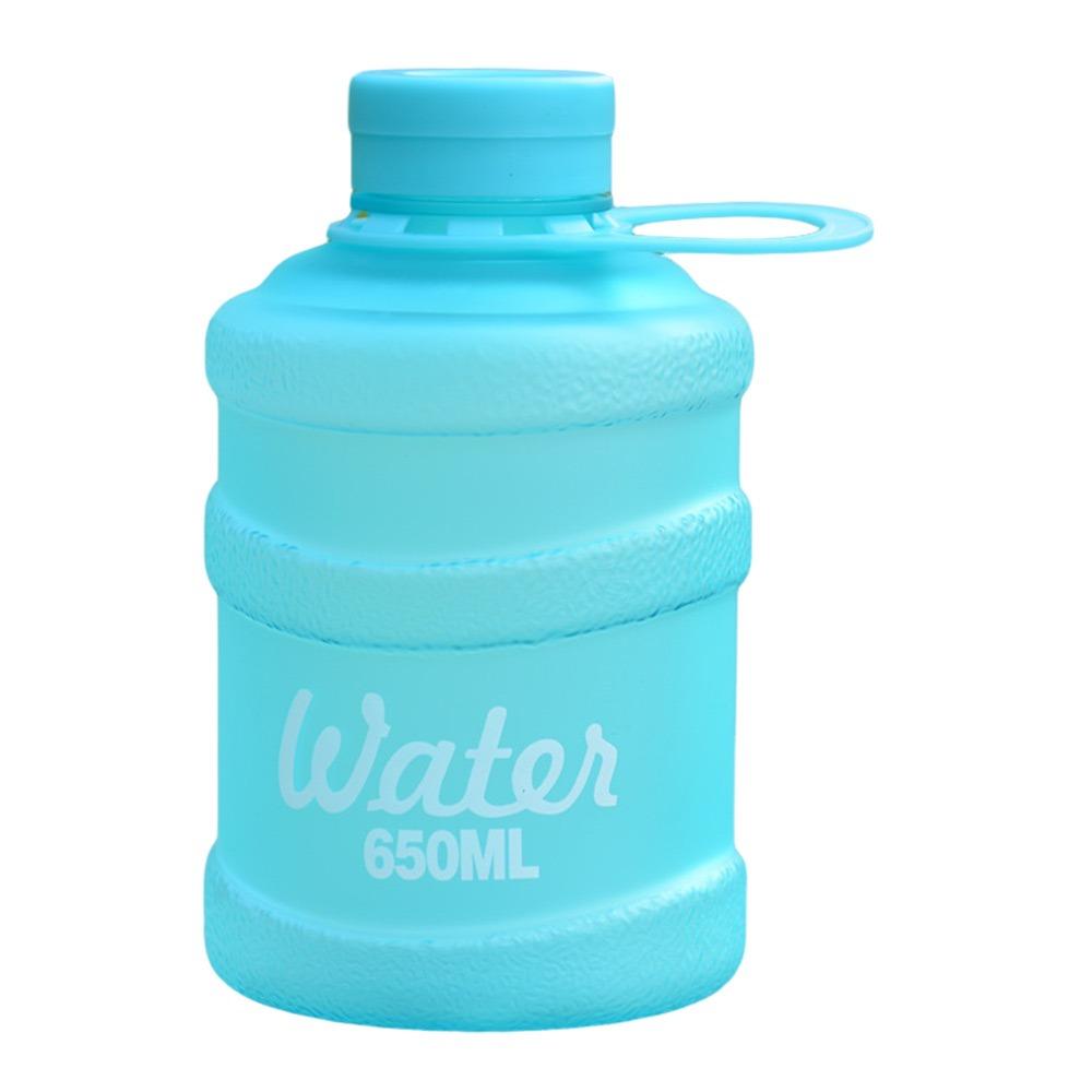 Fruchttee 650ml Eimerbecher Große Kapazität Stoßfest Kunststoffbecher Auslaufsicher Kreatives Design Wasserflasche Für Studenten