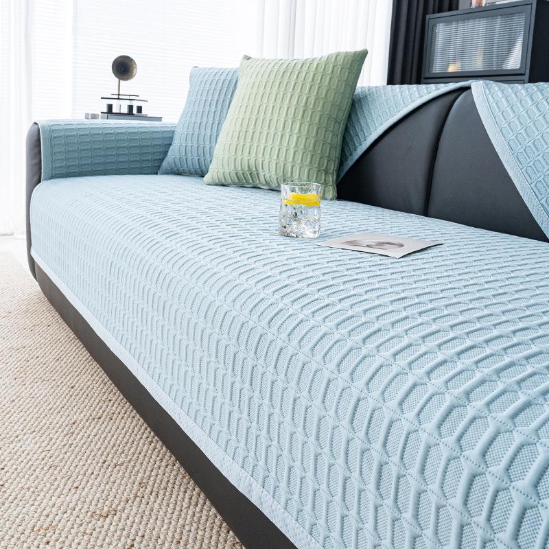 Cool Doudou Summer Sofa Cushion  New Ice Silk Mat Seat Cushion Non-Slip Summer One-Piece Cover Cover