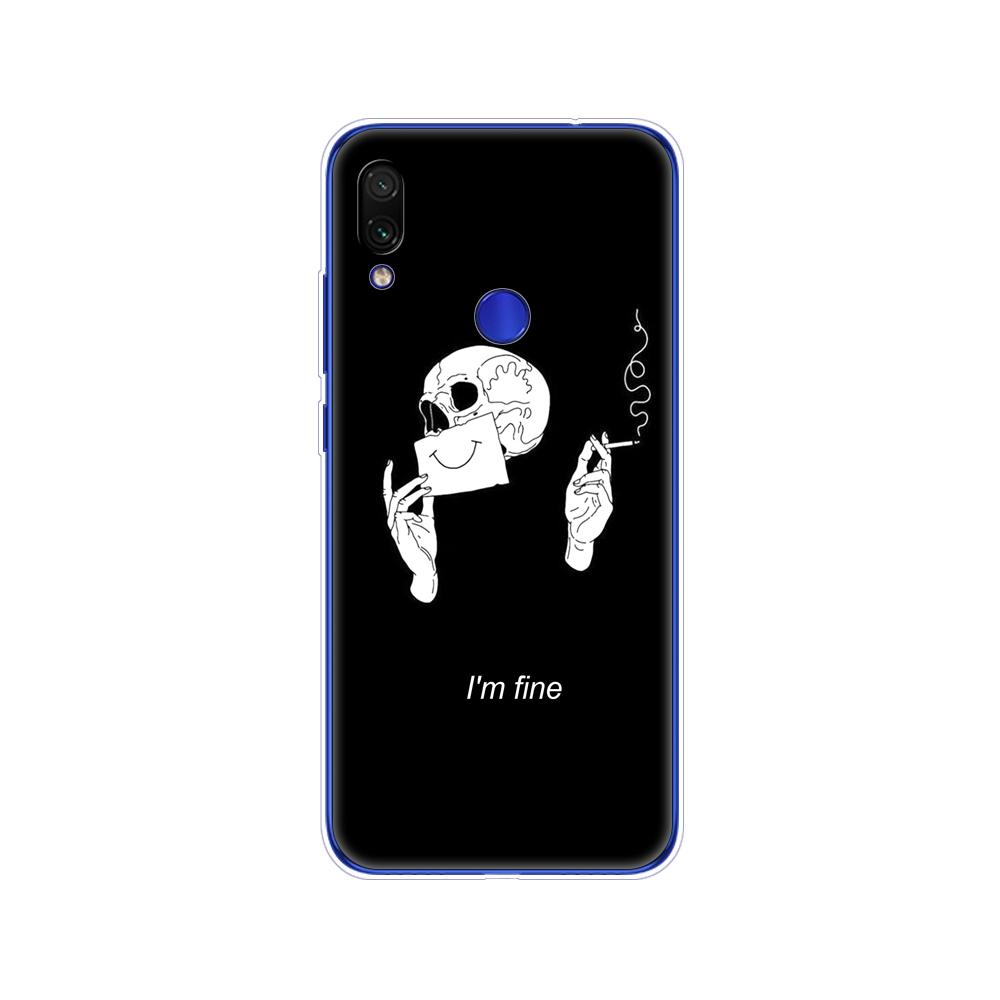 For xiaomi Redmi Note 7 Case Silicone Painting Soft TPU For xiaomi Redmi Note 7 Case 6.3 inch Fundas Coque Redmi NOTE 7 PRO Case