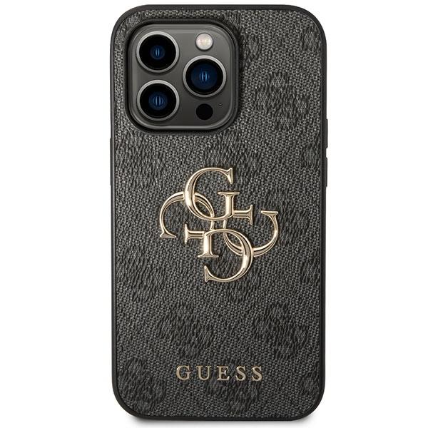 Guess Guhcp15L4Gmggr Iphone 15 Pro 6.1 Szary/Grey Hardcase 4G Big Metal Logo