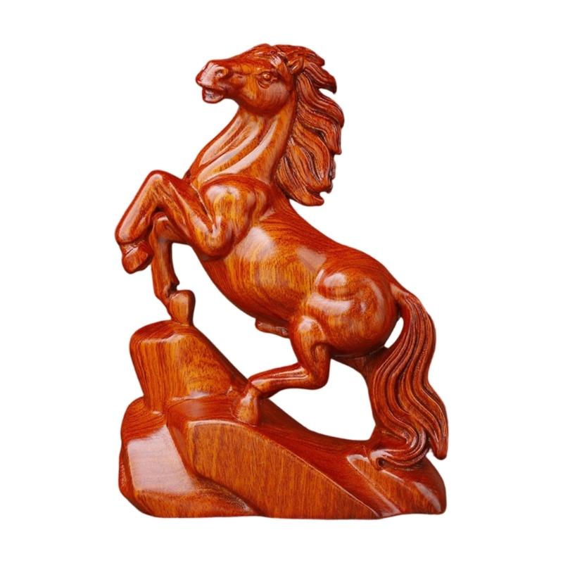 Lucky Wealth Horse Statues Sculptures Animal Statue Collectibles Figurines Feng Shui Ornament Home Decorations Gift