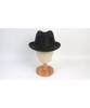 Yunibeosyeolkemiseuteuli Bu Swing Simple Black Fedora Summer Hat