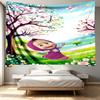 Masha and The Bear Print Tapestry - Portable Wall Decor Cloth, for Home, Dorm, Travel, Bedroom, Living Room - Ideal Birthday Housewarming Gift
