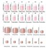 120 Bucăți/Cutie Unghii Franceze Nude Roz Mat Press On 12 Mărimi Pătrate Extra Lungi Acoperire Completă Gel Moale Sfaturi Unghii False Extensie Unghii