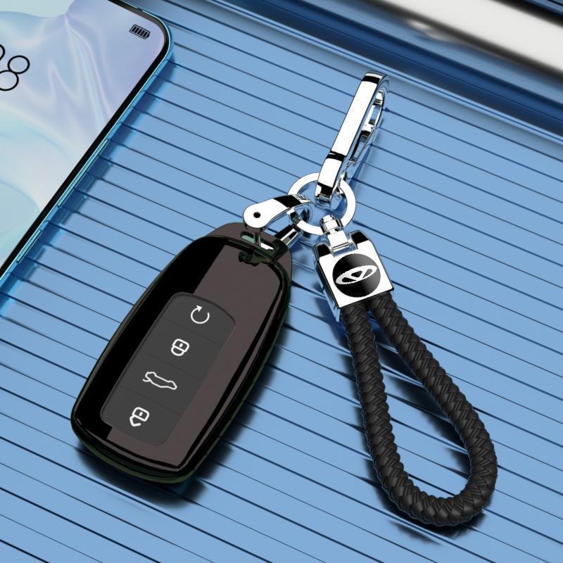 Premium Luxury Key Case for Chery Tiggo 9 - Fits 2023 Models, 5 & 7 Seaters, Complete Cover with Buckle
