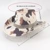 European and American milk print fringed hat milk hat western cowboy hat men's and women's party jazz hat