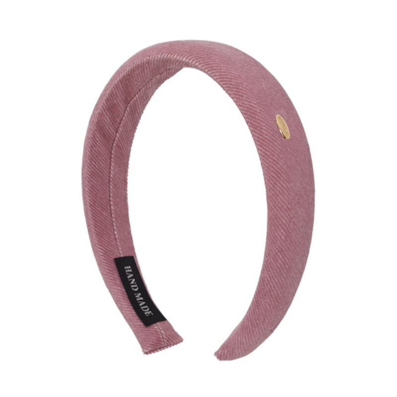 oooho Shu Shu Corduroy Hair Band - Mauve Pink