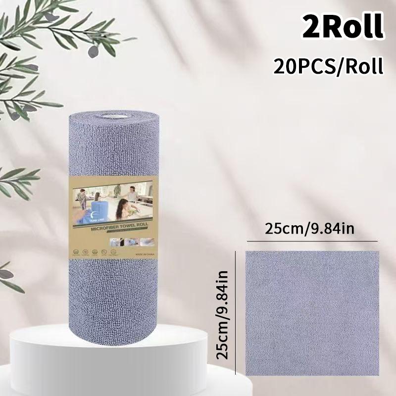 Abreißbare Reinigungsrollentücher Langlebiges Wiederverwendbares Geschirrtuch Für Küche Fettabweisend Und Schnelltrocknend Mikrofasertücher Zum Abreißen