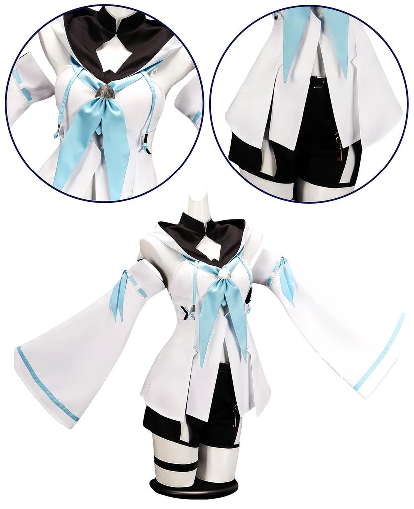 VTuber Cosplay Shirakami Fubuki Cosplay Costume VTuber Cosplay Shirakami Fubuki Cosplay Costume Fubukiking Virtual YouTuber VTuber Cosplay Hololive