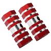 2pcs Bike Pegs Durable Sturdy Portable Antiskid Design Bike Accessories for Mountain CyclingRed