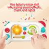 Baby Simulation Game Console Toys with Music&Lights Mini Game Console Finger Action Fine Training Educational Montessori Toys