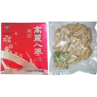 Korean Ginseng Dried Ginseng White Ginseng 4 Year Old Grain Ginseng 2nd Class 30 Roots 300g, 300g, 1 Unit