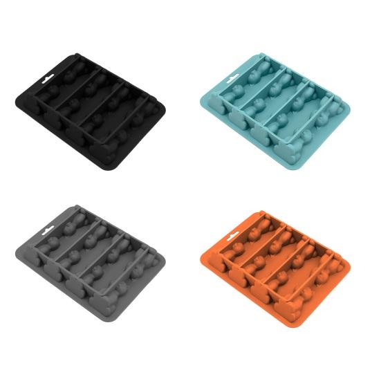 3D Cat Ice Cube Mold BPA-Free Silicone Tray for Cold Drinks Whiskey Cocktails Easy Release Ice Cube Maker