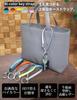 [HAKATA NO MORI LEATHER] Leather Key Strap, Genuine Leather Holder, Durable, Short, Leather Strap Holder, Keychain, Key Ring, Pass Case, ID Card