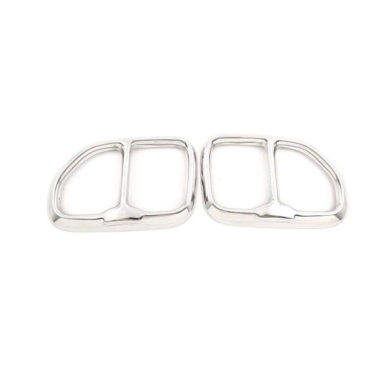 2 Stücke Auto Heckklappe Heckklappe Rahmen Abdeckung Auspuffrohr Dekoration Außenzubehör Für BMW X3 G01 2018 2022