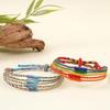Adjustable Design Five-Color Cord Bracelet Fortunate Ornaments Amulet Woven Lucky Wrist Rope Cultural Significance Exquisite
