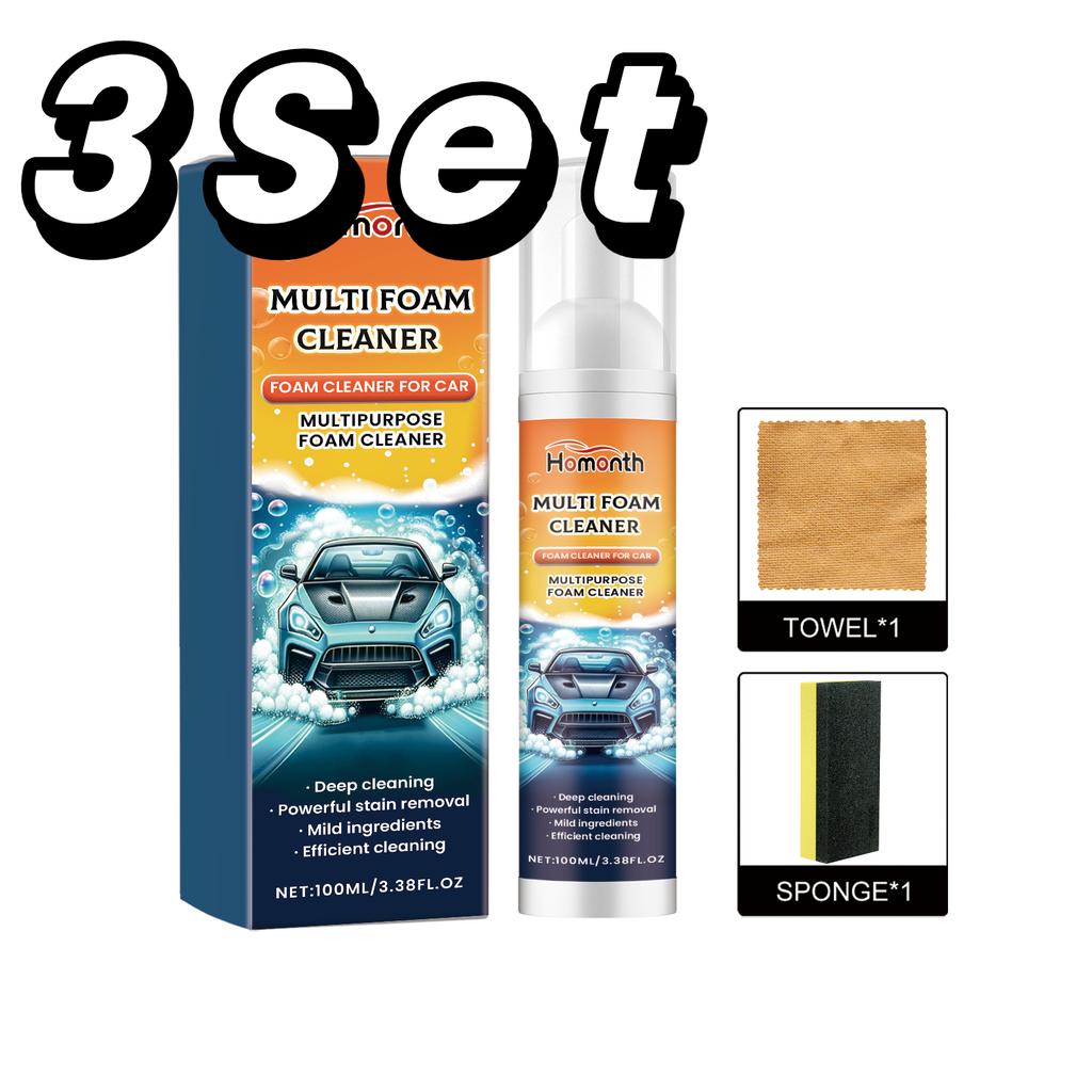 Multi-purpose Foam Cleaner Car Interior Plastic Leather Sofa Stain Removal Cleaning Spray Home Car Interior Wash Maintenance