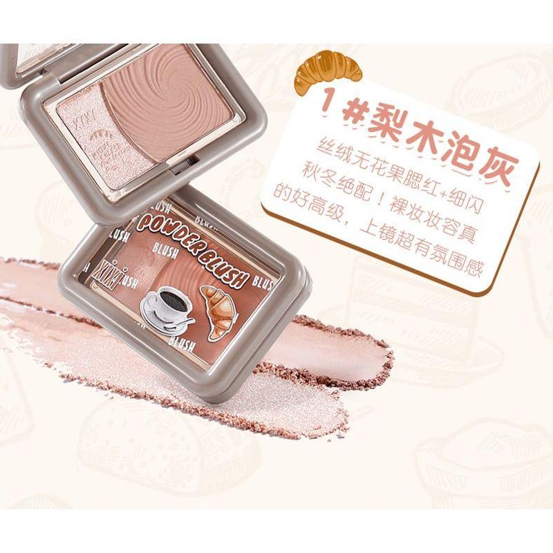 xixi - Funny Cheese Soft Mist Powder Blush - 5 Colors