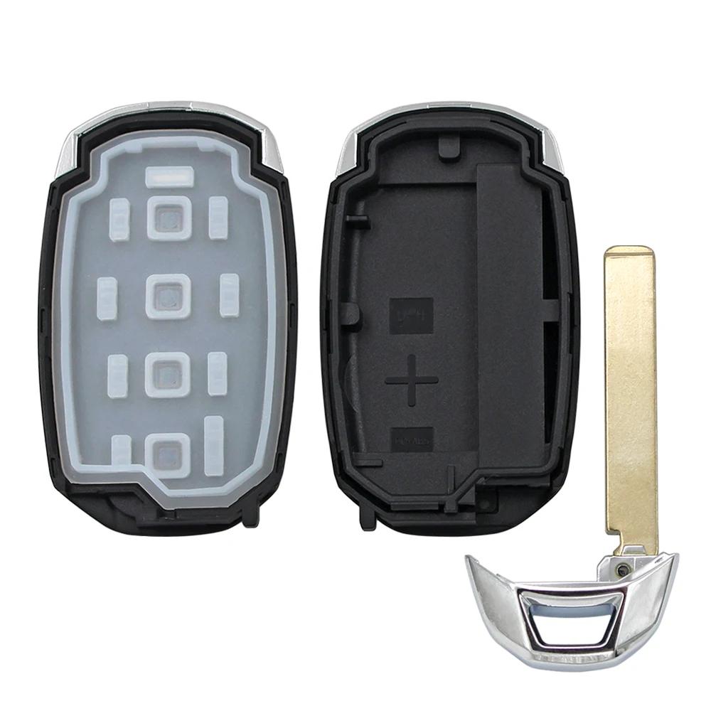 SKCW6 Ecusells 3/4/5 Button Remote Smart Car Key Shell Case Housing Cover For Hyundai Tucson Santa Fe I30 Creta IX25 Solaris Kona