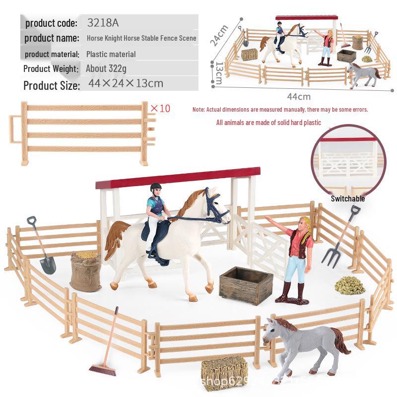 Creative Simulation Fence Set for Farm, Ranch, Zoo, or Sandbox Decorations