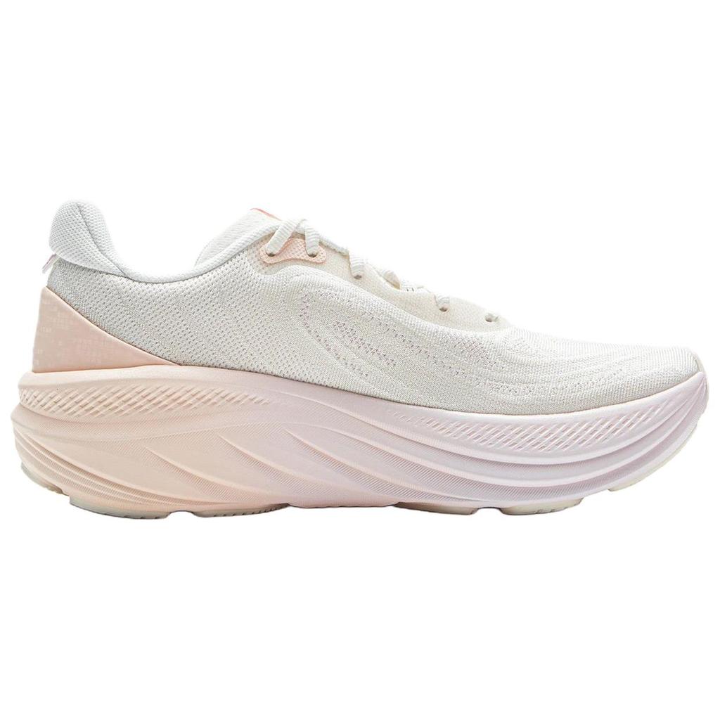 Li Ning You Ran V2 Simple Comfortable Durable Breathable Low Top Tuff RB Casual Running Shoes Women sneaker Cloud-White Light-Peach-Orange ARSV098-6