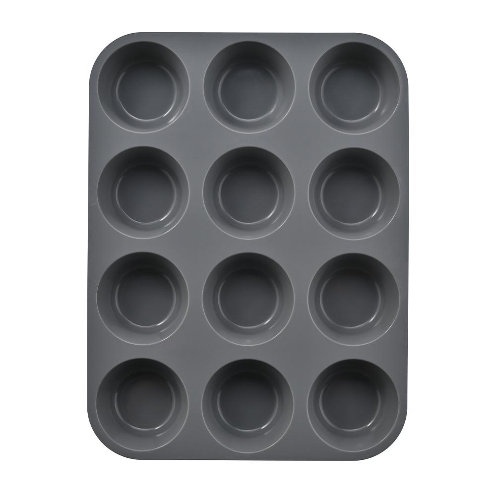 12/24 Holes Silicone Baking Mold for Baking 3D Bakeware Chocolate Round Sphere Mold Cupcake Pan Cake DIY Muffin Kitchen Tools