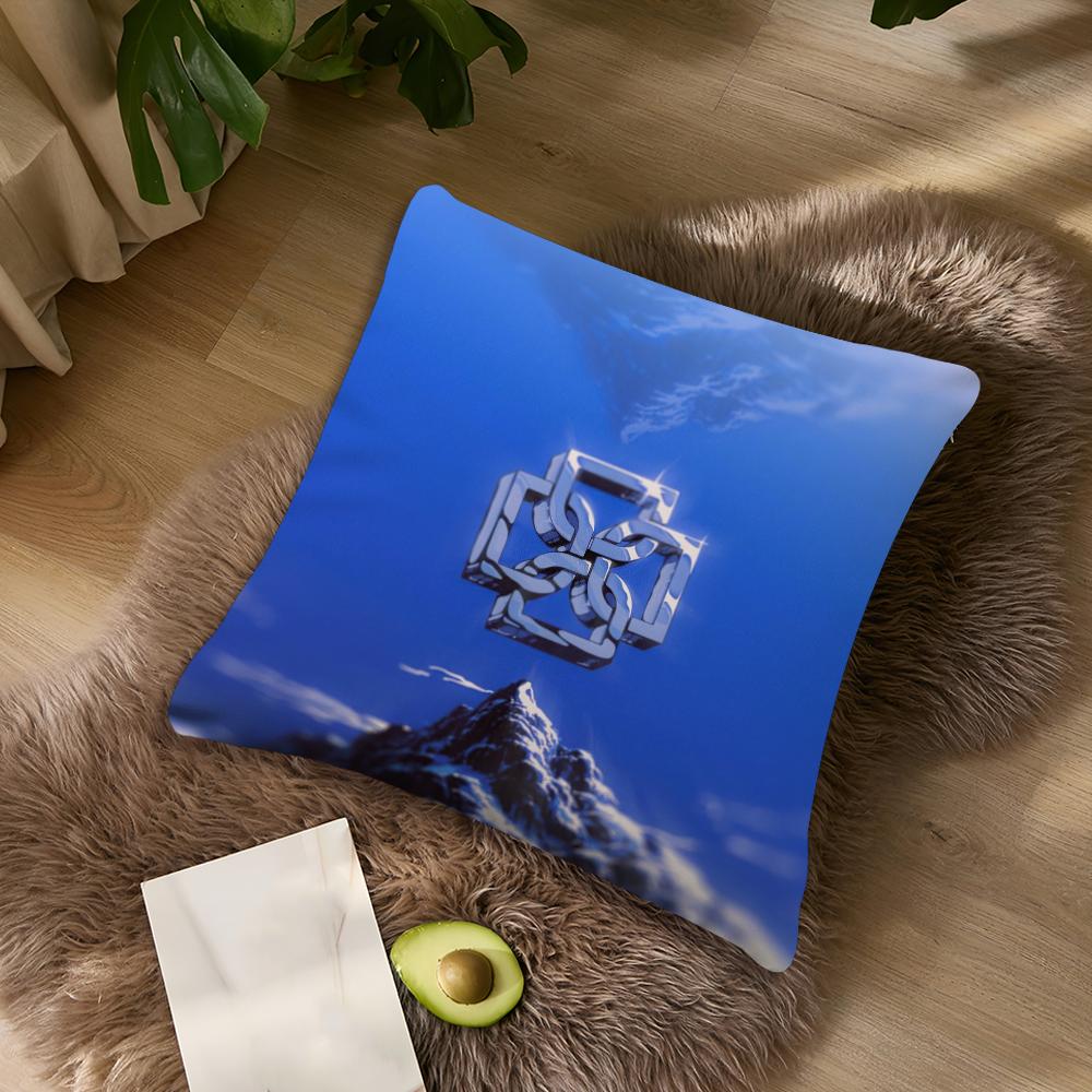 Singer DDuki Cushion Cover Living Room Accent Couch Back Support Square Lounge Restful Nap Companion Pillow Case