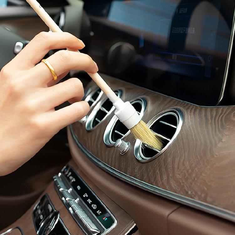 Versatilitys Auto Interior Cleaning Brushes Tool Durability Plastic Handle Safe On Leather Plastic And Metal Surfaces