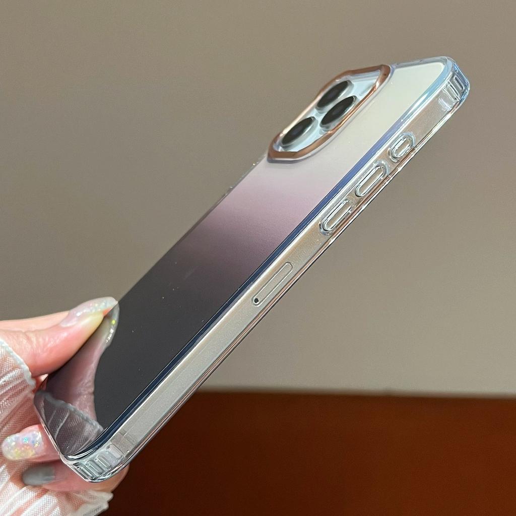 For iPhone 16 Pro Max Case Dual Color Gradient Soft TPU Phone Case