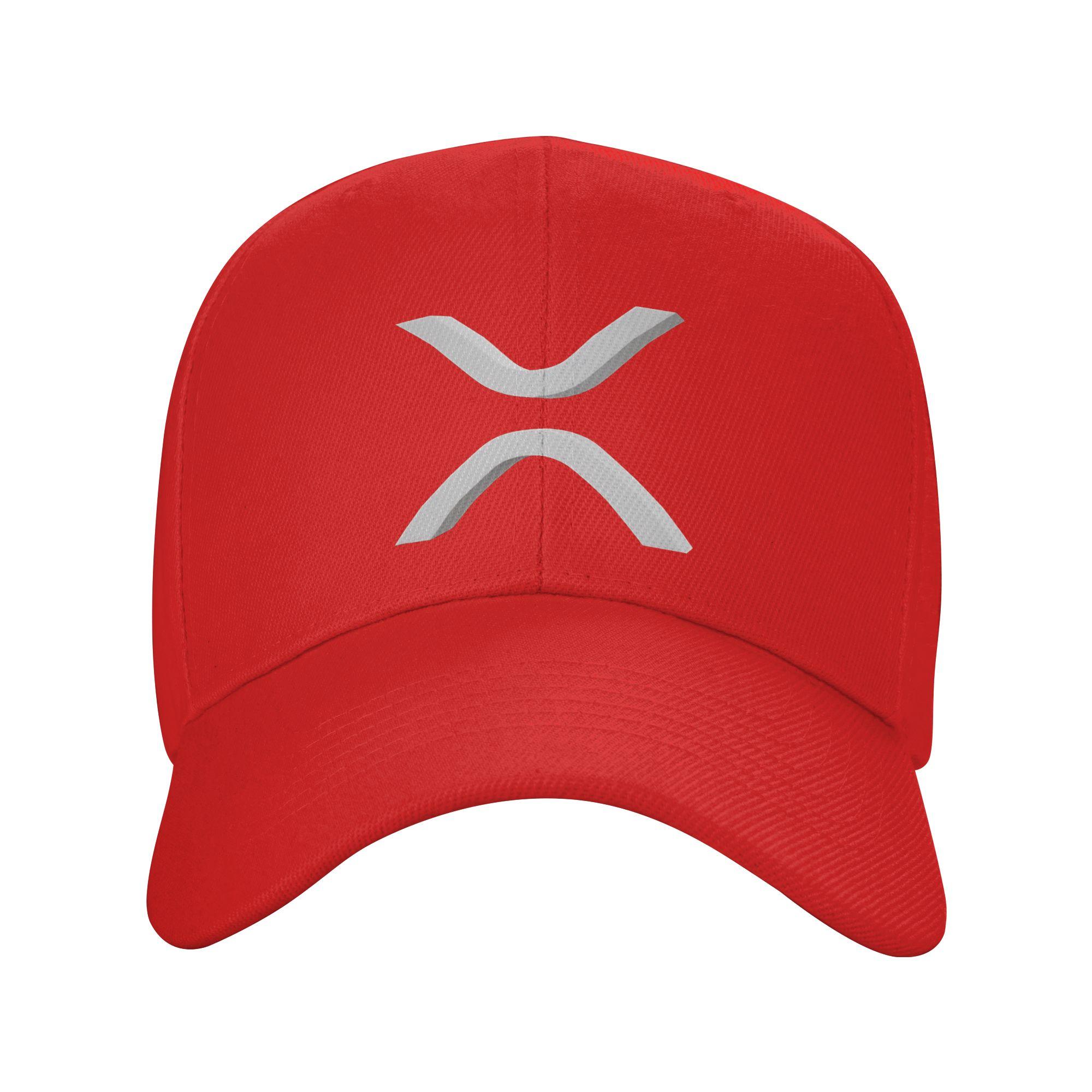 XRP Grey Wealth Accumulator XRP Ripple Crypto Baseball Cap Outdoor Sport Hats Summer Hot Sale Couple Women Baseball Caps One Size