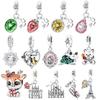 Copper Colorful Fruits Scenic Spots Milu Deer Charms Bead Fit Original Bracelet Jewelry Diy Making Gift Chrismas