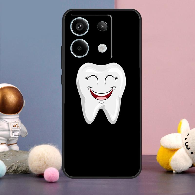 Dentist Dental Teeth Tooth Doctor Case For Xiaomi Redmi Note 13 11 9 10 12 Pro Plus 12S 11S 10S 9S Redmi 12 10C 12C 13C Cover