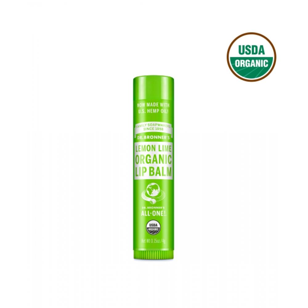 Dr.bronner S [3pack] Lemon Lime Organic Lip Balm 4g