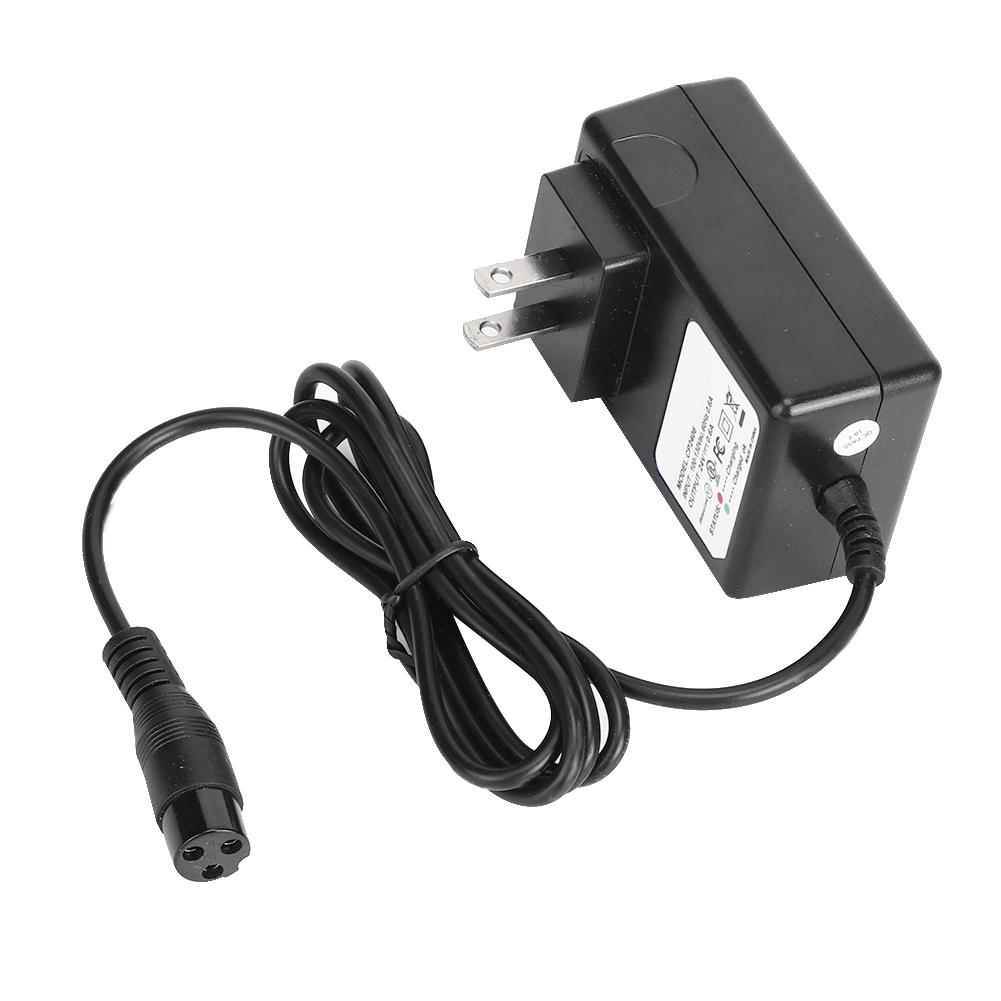 24V 0.6A 3 Prong Charger Fit for Razor E100 E125 E500S PR200 Scooter Bike