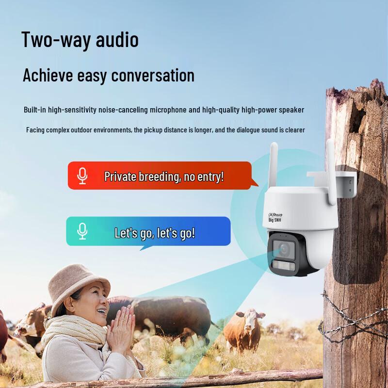 Dahua DH-B5-10X 5MP 4G Outdoor AI PTZ Security Camera CN Plug (adapter Included)